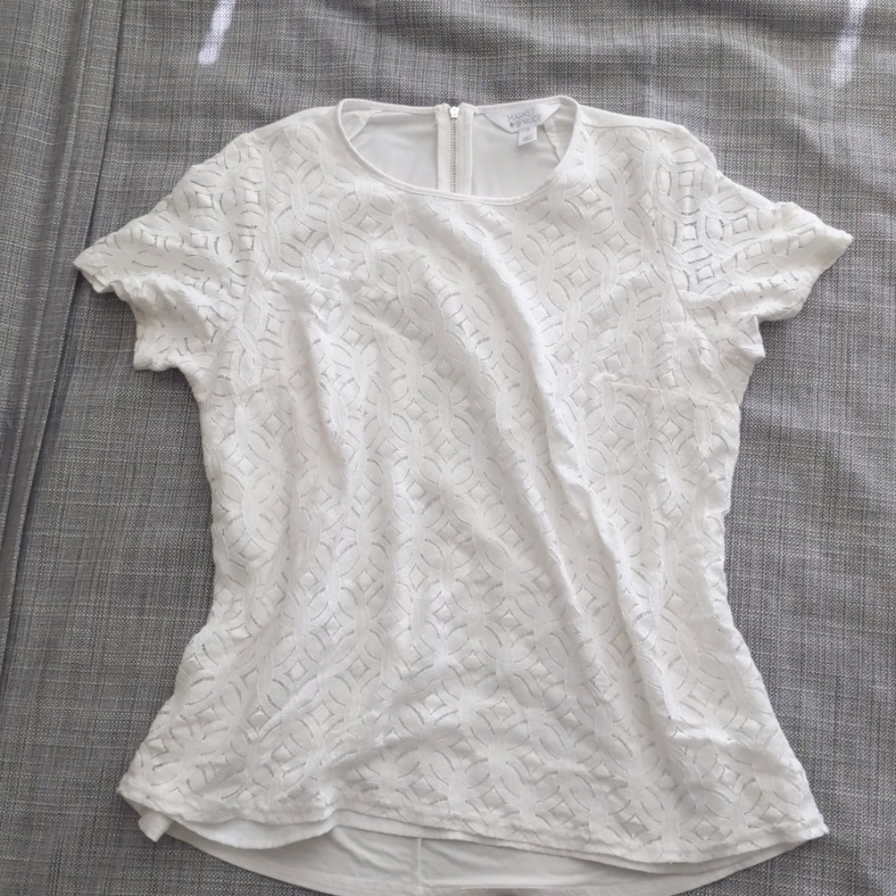 White 1X Market & Spruce Shirt